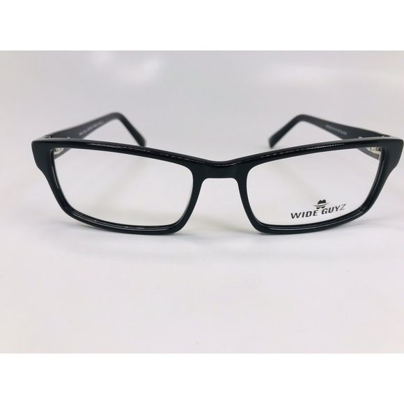 New Wide Guyz Black MOOSE Eyeglasses 60mm for The Stylish Large Man - Picture 3 of 12